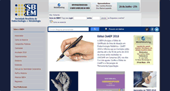 Desktop Screenshot of endocrino.org.br