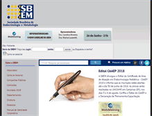 Tablet Screenshot of endocrino.org.br