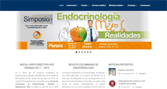 Desktop Screenshot of endocrino.org.co