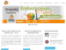 Tablet Screenshot of endocrino.org.co