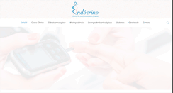Desktop Screenshot of endocrino.pro.br