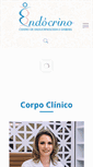 Mobile Screenshot of endocrino.pro.br