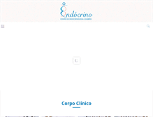 Tablet Screenshot of endocrino.pro.br